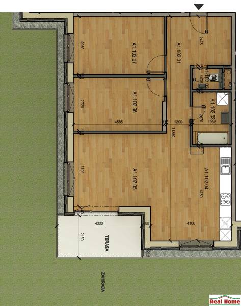 3izb.byt so záhradkou A1 102 - 231.900 €.jpg